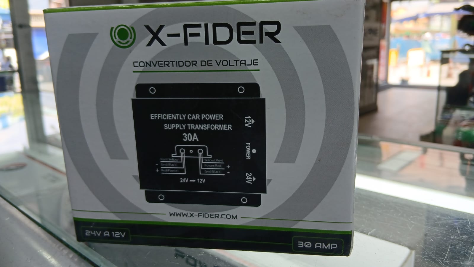 Convertidor de voltaje de 24V a 12V 30A